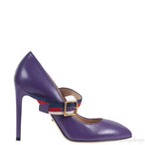 Gucci Purple Sylvie High Heels
