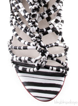 Lacey Striped Heels