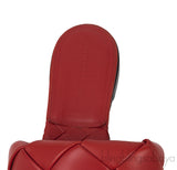Bottega Veneta Intrecciato Lido Flat Sandals Red