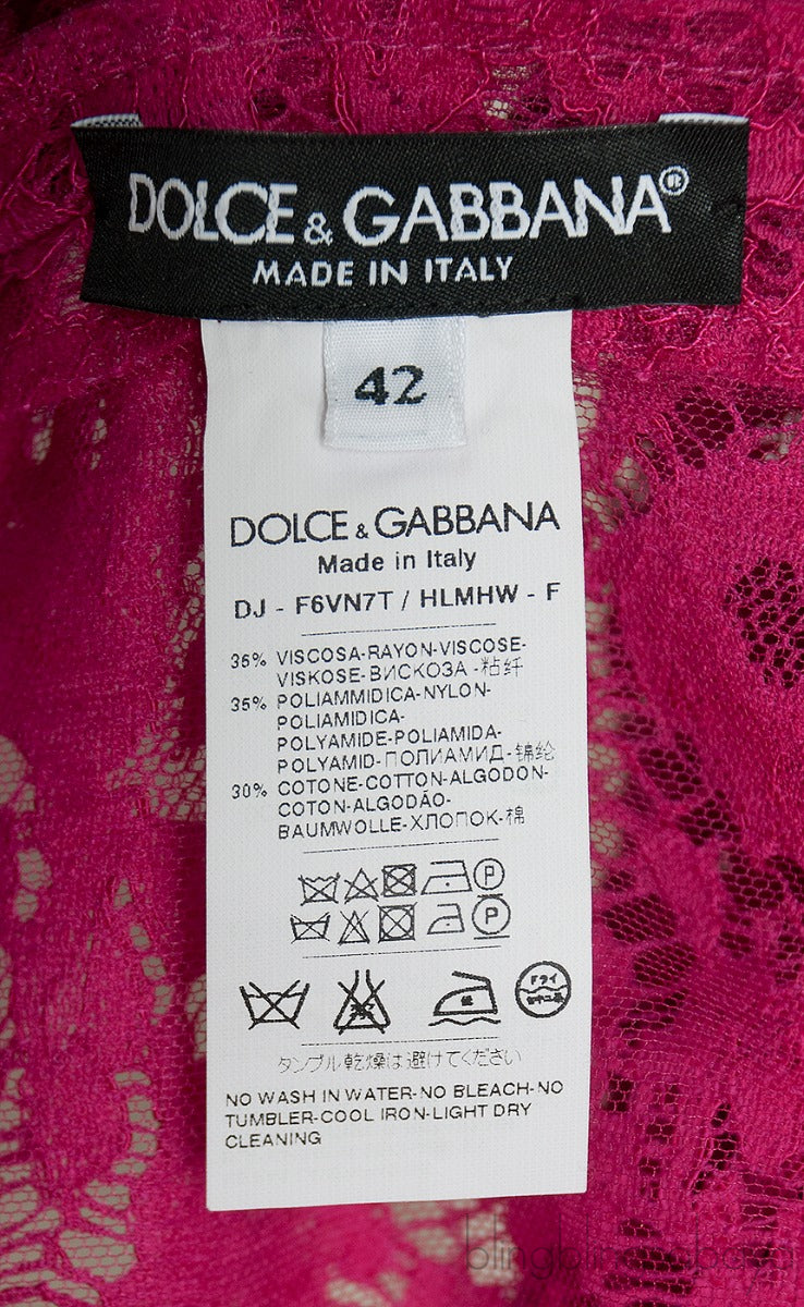 Fuchsia Lace Jumpsuit