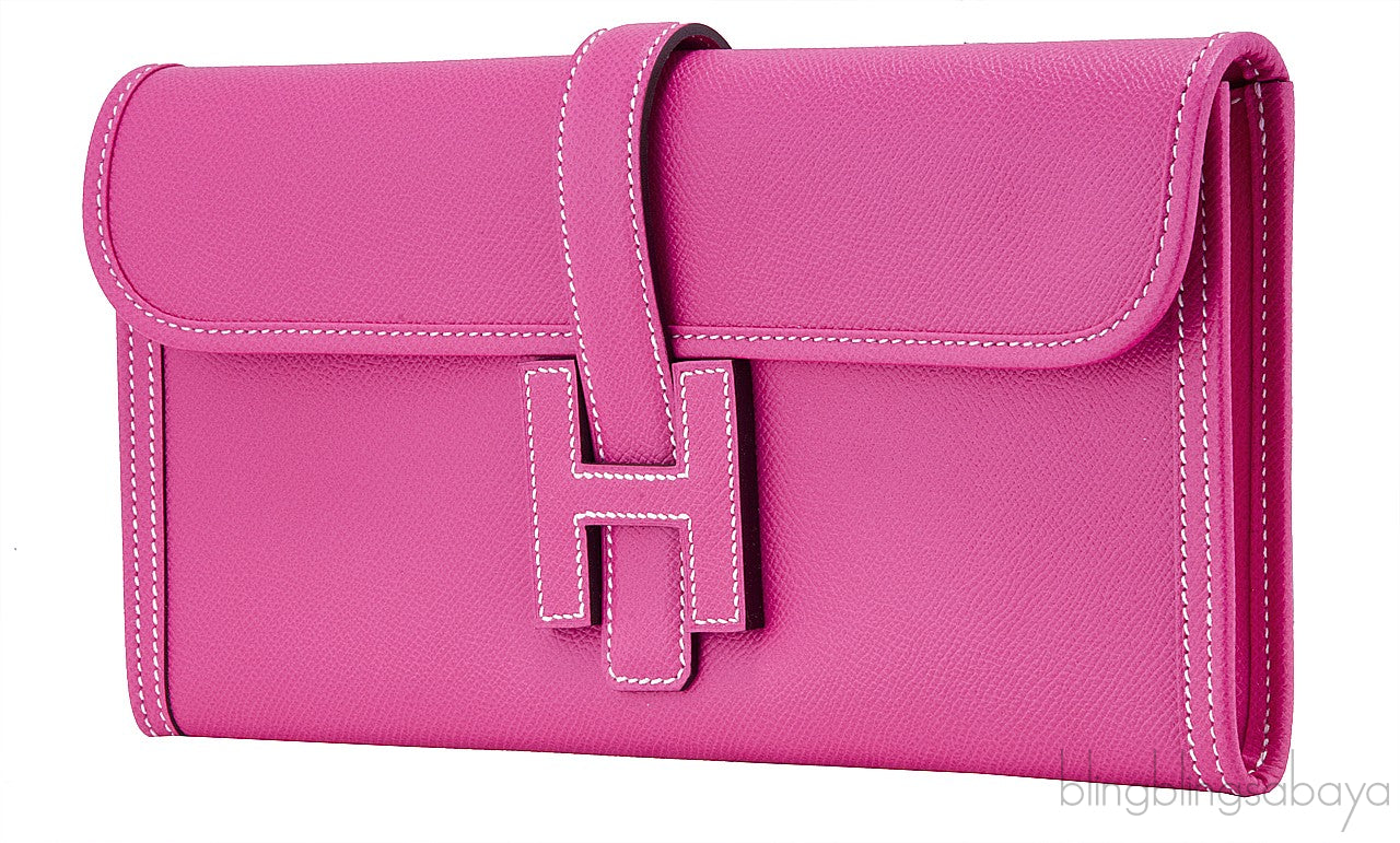 Jige Elan Clutch Rose Tyrien