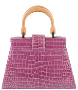 Saigon PM Purple Crocodile Bag