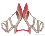 Rockstud Coral Nude Slingback