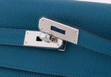 Kelly 32 Retourne Bleu Cobalt Togo