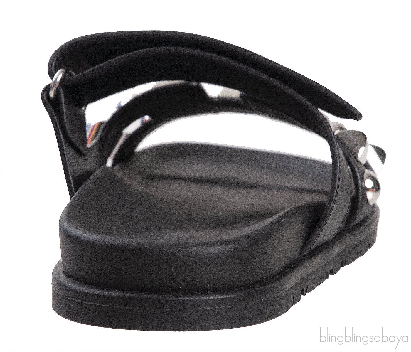 Hermes Chypre Black Cloute Studded Sandals
