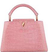 Capucines Vieux Rose Crocodile BB