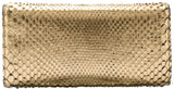 Gold Snakeskin Wallet on Chain