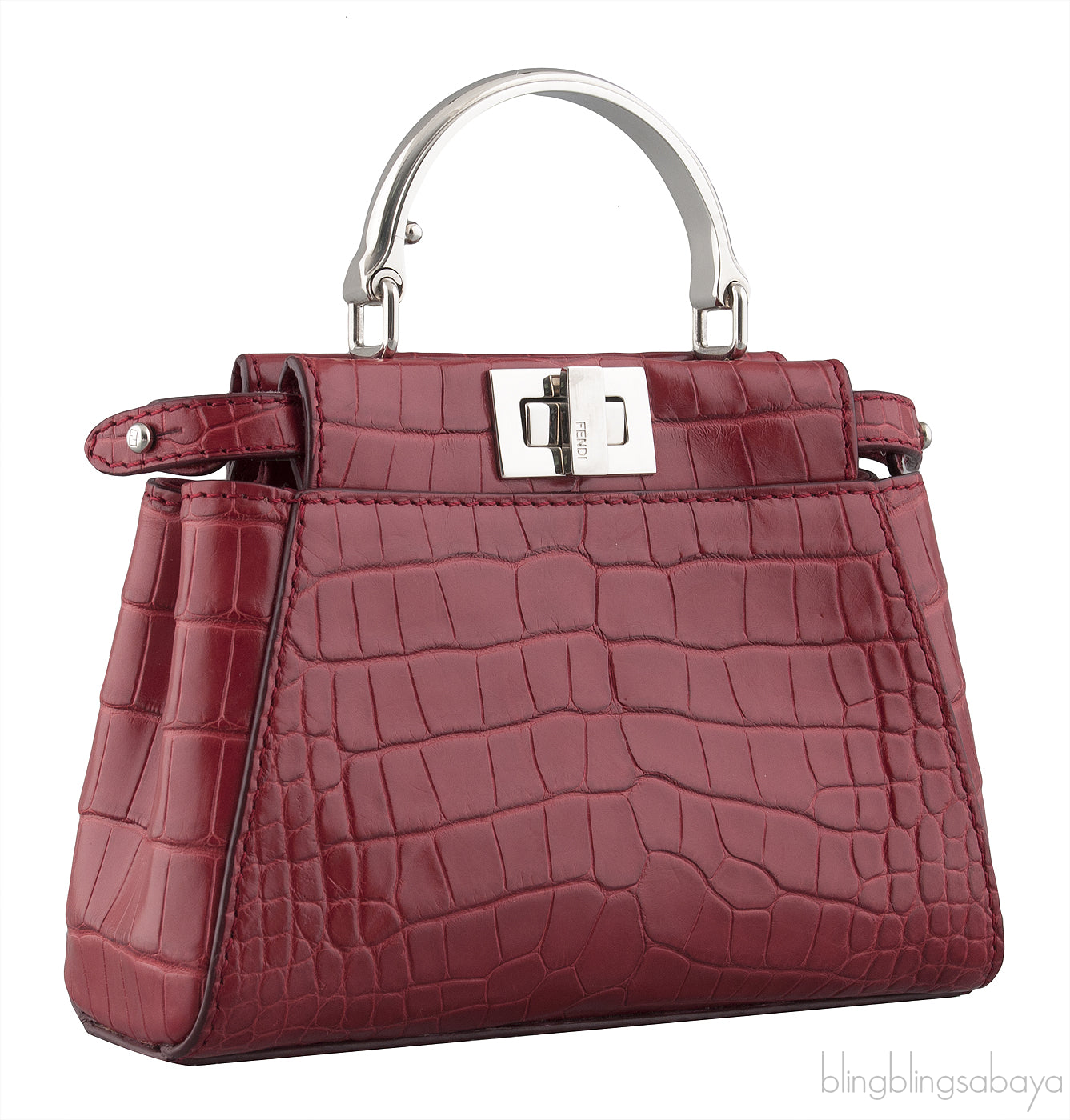 Red Micro Crocodile Peekaboo