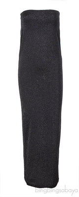 Wolford Black Metallic Bodysuit & Maxi Skirt