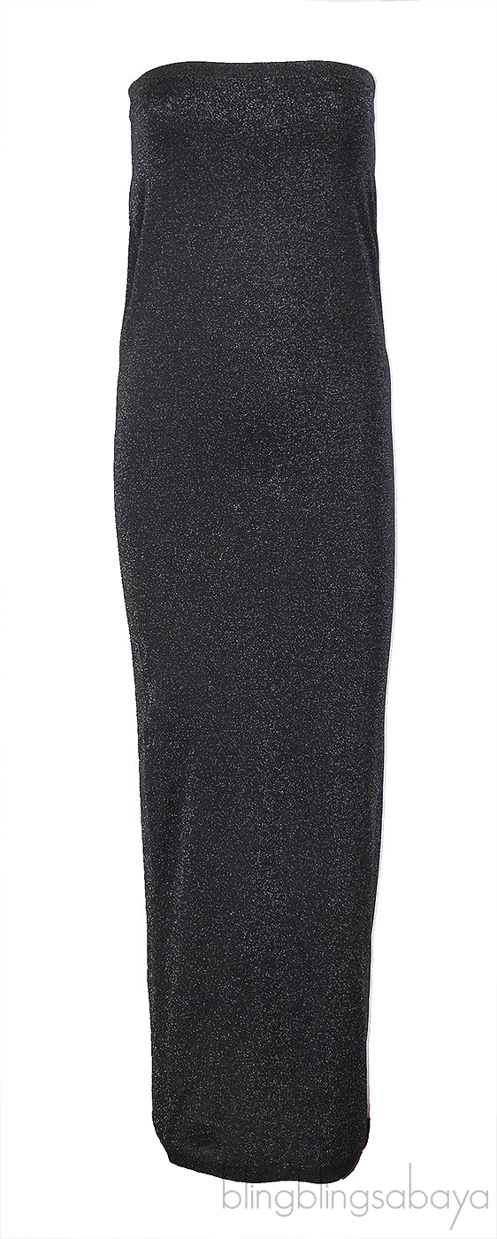 Wolford Burgundy Metallic Bodysuit & Maxi Skirt