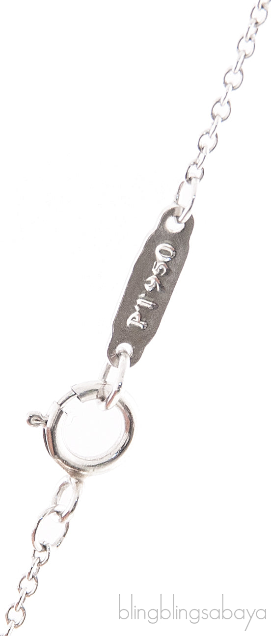 Petals Key Diamond Necklace