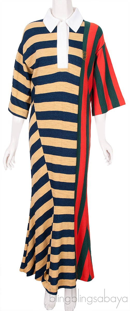 Stripes Rugby Shirt Dress