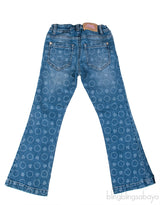 Logo Medusa Pattern Kids Denim Jeans