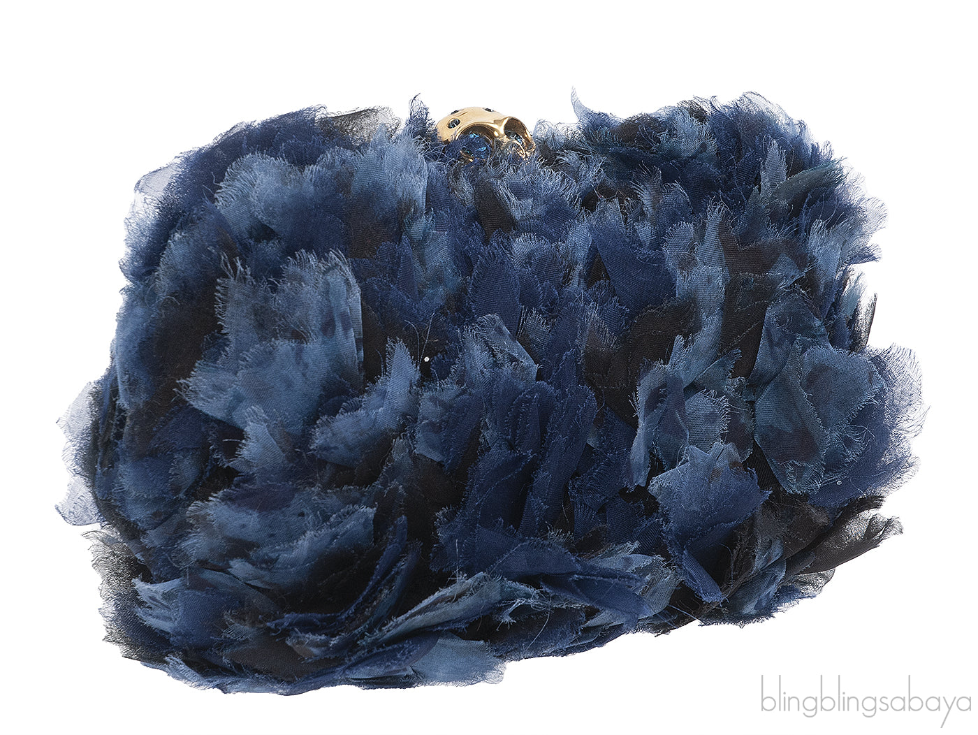 Alexander McQueen Skull Fabric Embellished Hard Clutch