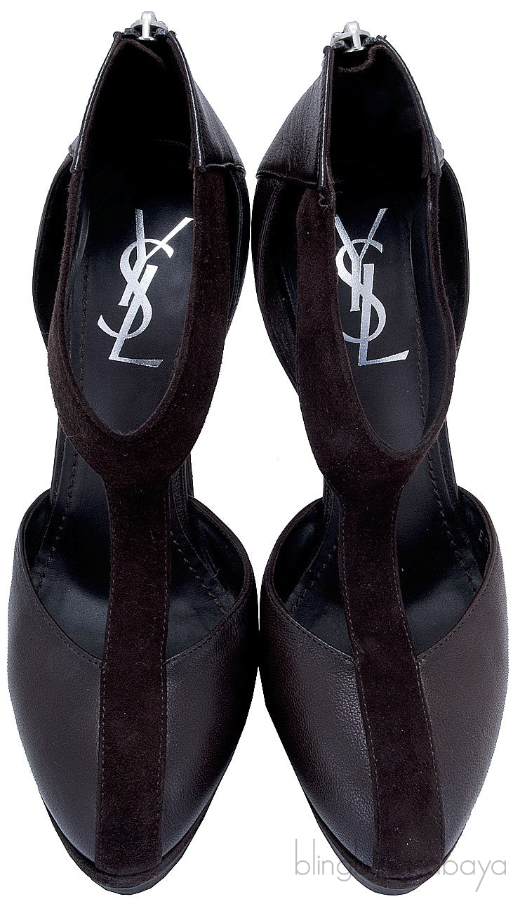 Easy Tribute Brown T-strap