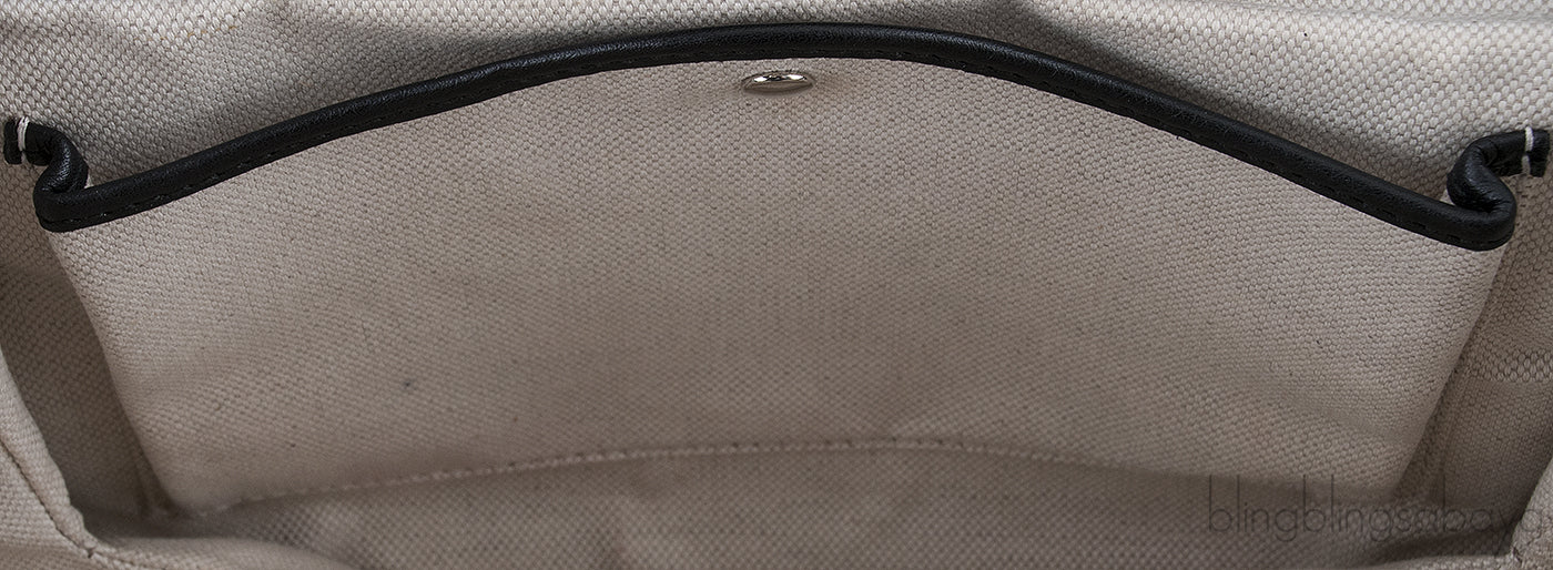 Black Bamboo Top Handle Bag
