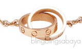 Rose Gold LOVE Bracelet