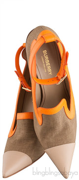 Brecon Contrast Trim Canvas Pumps