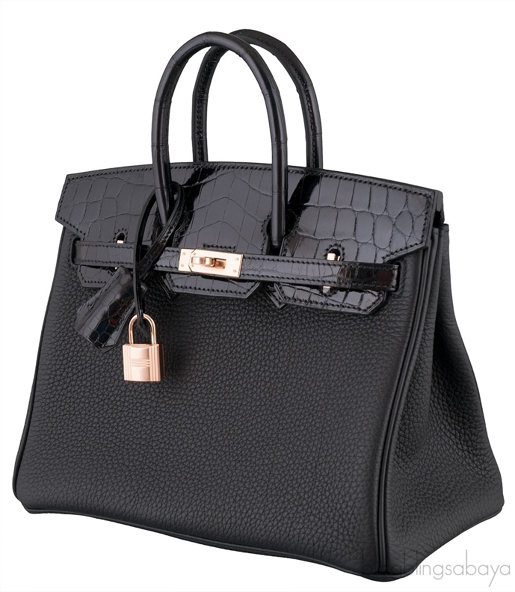 Birkin 25 Touch Togo Shiny Crocodile RGH
