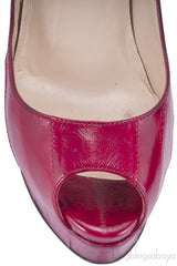 Lady Peep 150 Eel Red Pump
