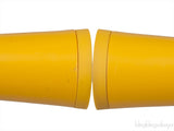 Parthenon Grecian Gladiator Column Heels Yellow
