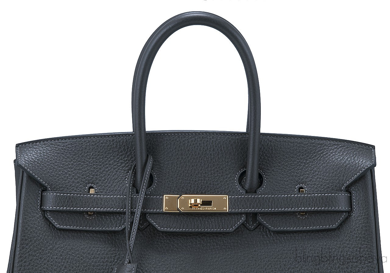 Birkin 35 Graphite GHW
