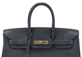 Birkin 35 Graphite GHW