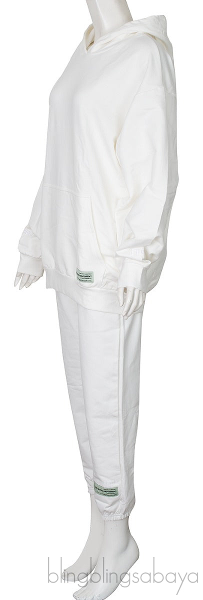 White Hoodie & Trouser
