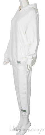 White Hoodie & Trouser
