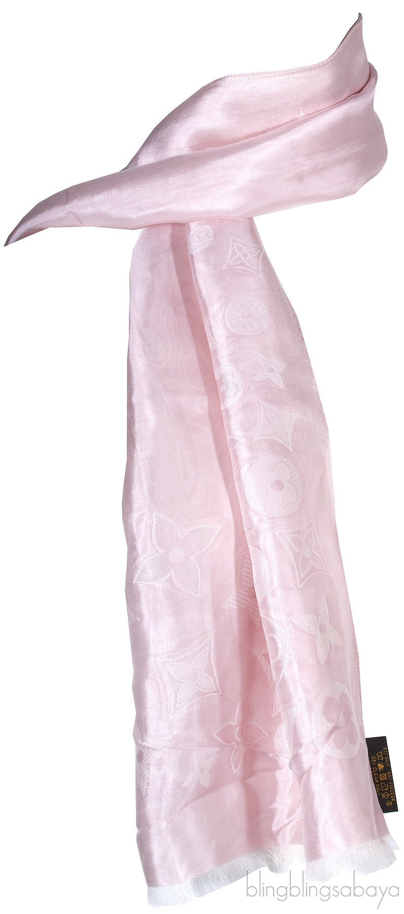 Bi-color Reversible Monogram Scarf