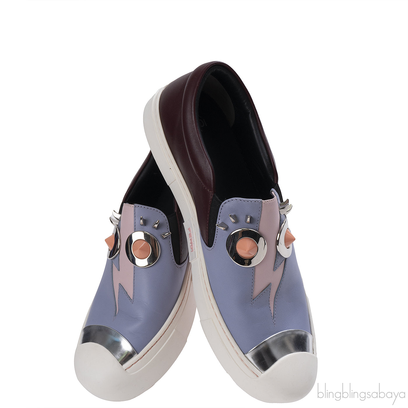 Fendi Monster Slip On Sneakers