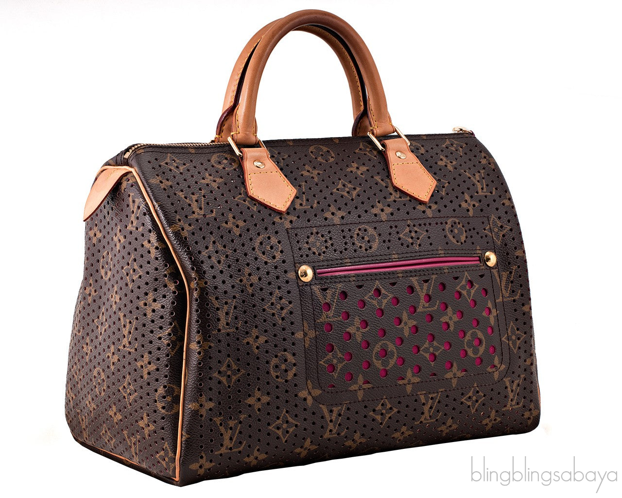 Monogram Perforated Speedy 30