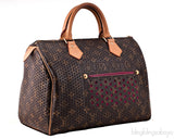 Monogram Perforated Speedy 30