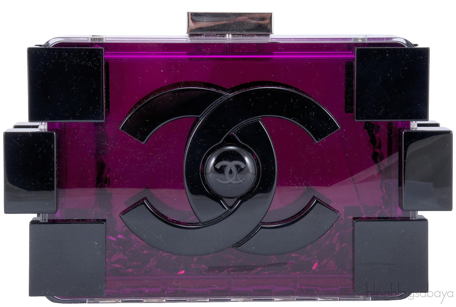 LEGO Purple Plexiglass Clutch Bag