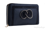 Black Bow Zip Claras Wallet