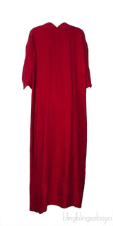 Red CDC Kaftan Dress