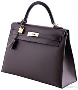 Kelly 32 Choco Sellier Epsom
