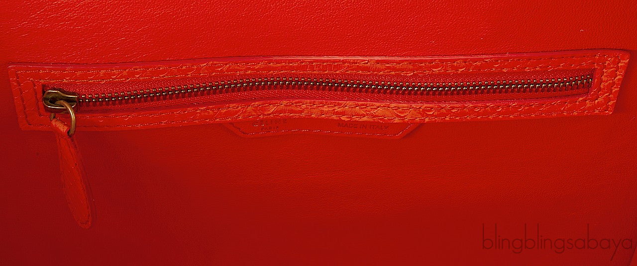 Mini Luggage Orange Full Python