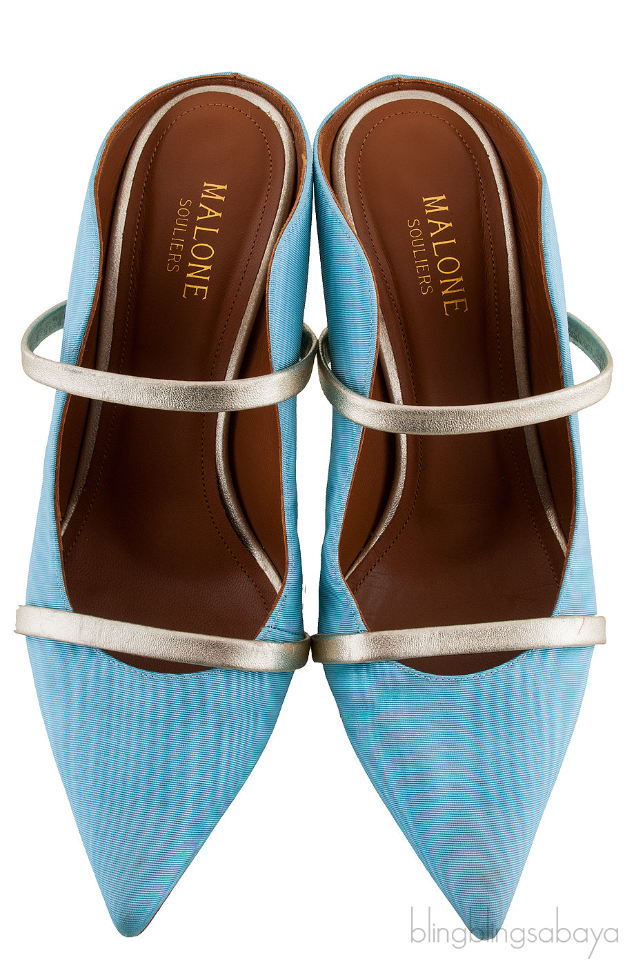 Maureen Sky Blue Mules