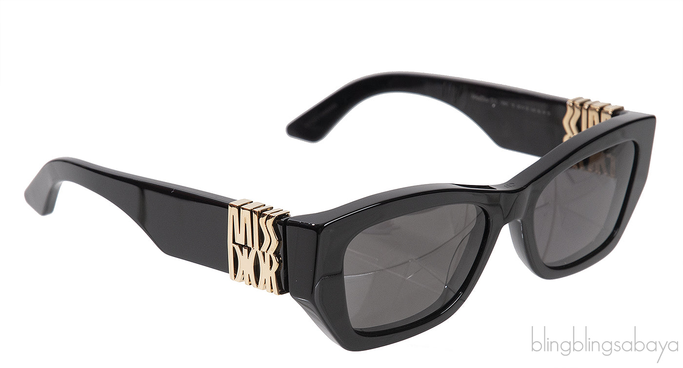 MissDior S11 Black Rectangular Sunglasses
