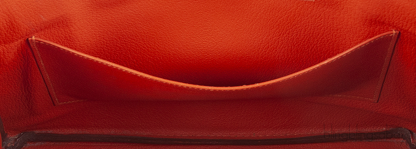 Hermes Birkin 30 Orange Ostrich PHW