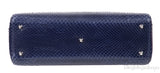 Lady Dior Large Blue Python Bag