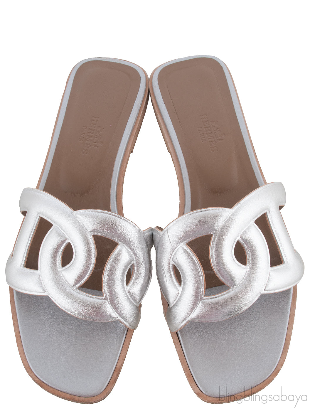 Omaha Silver Sandals