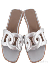 Omaha Silver Sandals