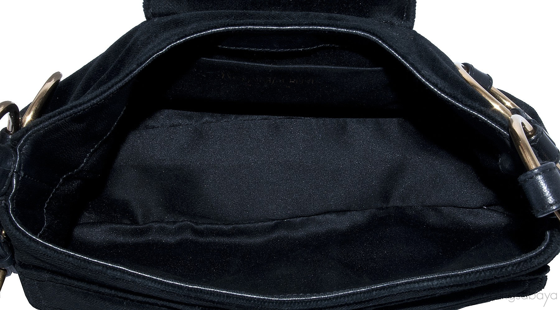 Black Suede Shoulder Bag
