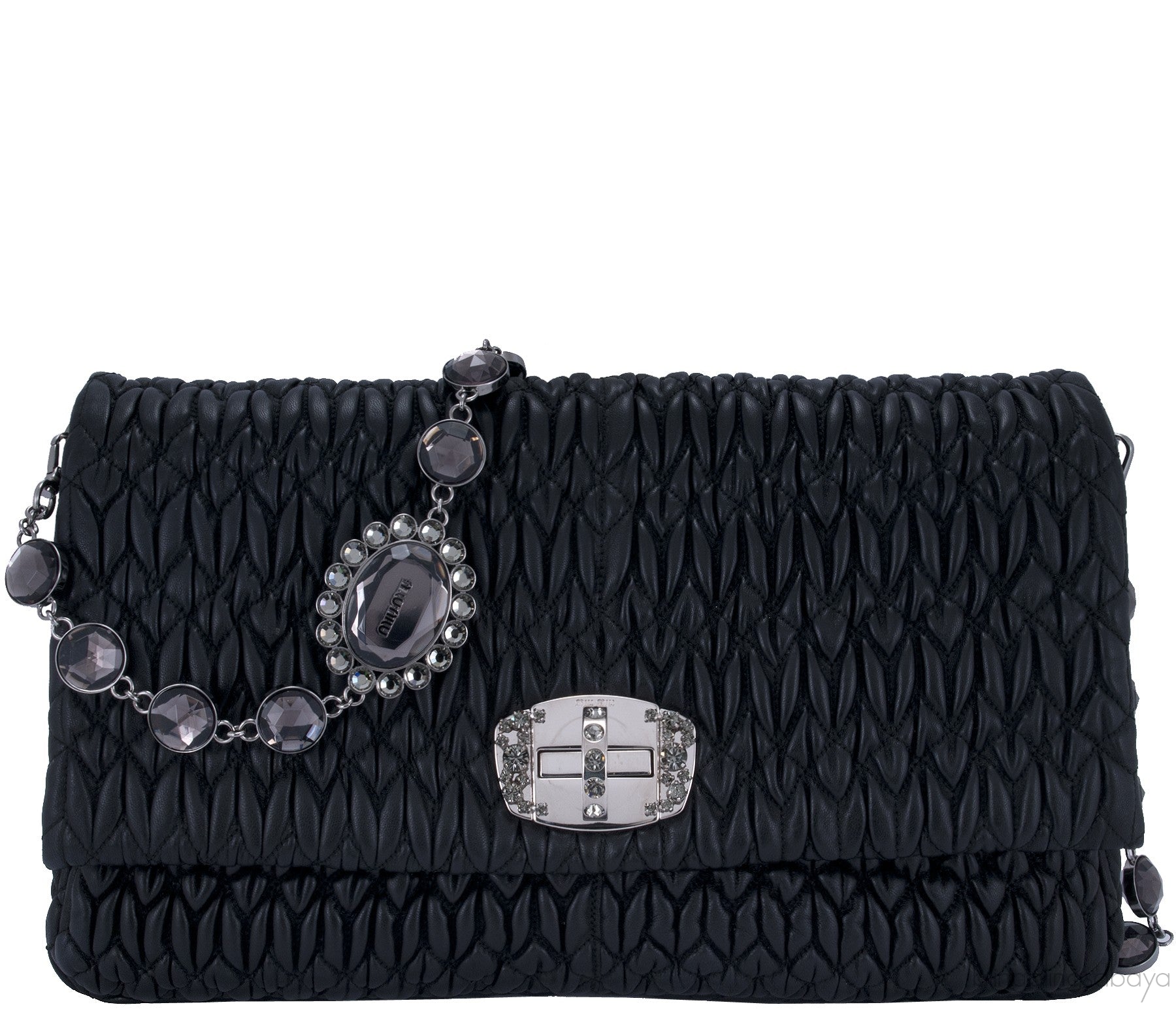 Cloquet Black Stage Clutch Bag