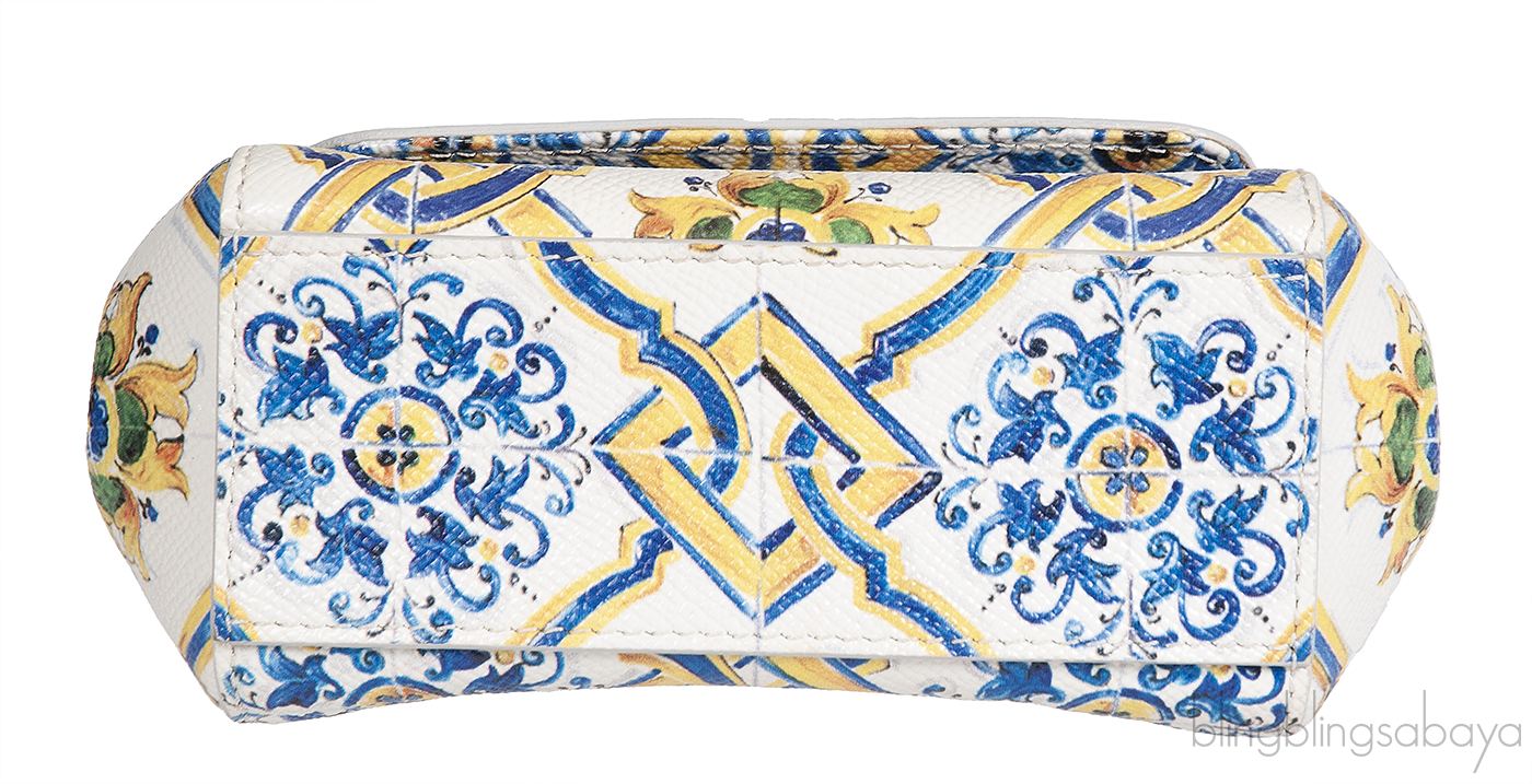 Majolica Print Miss Sicily Mini Shoulder Bag