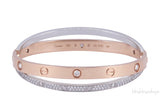 Love Diamond Double Band Bracelet