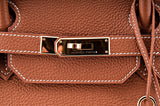 Birkin 40 Gold Taurillon Clem