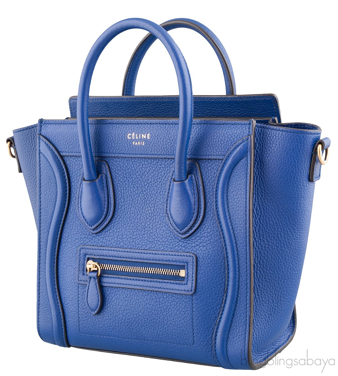Nano Luggage Blue Shoulder Bag
